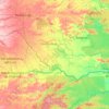 Shushufindi topographic map, elevation, relief
