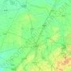 长春市 topographic map, elevation, relief