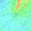 平度市 topographic map, elevation, relief