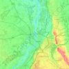 Venlo topographic map, elevation, relief