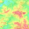 Pipriac topographic map, elevation, relief