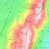 La Argelia topographic map, elevation, relief