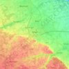 Bree topographic map, elevation, relief