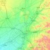 沈阳市 topographic map, elevation, relief