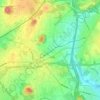 Gilly topographic map, elevation, relief