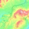 Santa Ninfa topographic map, elevation, relief