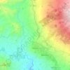 Adrano topographic map, elevation, relief
