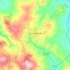 Lercara Friddi topographic map, elevation, relief