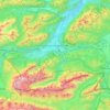 Garmisch-Partenkirchen topographic map, elevation, relief