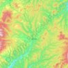 Ashoro topographic map, elevation, relief