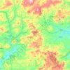 Enna topographic map, elevation, relief
