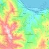 Patti topographic map, elevation, relief