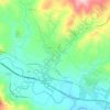 Catenanuova topographic map, elevation, relief