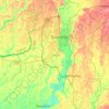 Quevedo topographic map, elevation, relief