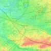 Hasselt topographic map, elevation, relief