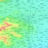 郑州市 topographic map, elevation, relief