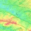 Diepenbeek topographic map, elevation, relief