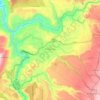 Guayllabamba topographic map, elevation, relief