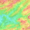 Rochefort topographic map, elevation, relief