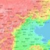 河北省 topographic map, elevation, relief