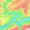 Wanze topographic map, elevation, relief