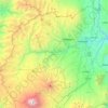 Ambato topographic map, elevation, relief
