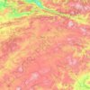 Sivas topographic map, elevation, relief