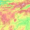 Çankırı topographic map, elevation, relief
