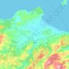 Biga topographic map, elevation, relief