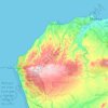Manta topographic map, elevation, relief