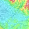 Firenze topographic map, elevation, relief