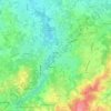 Wellen topographic map, elevation, relief