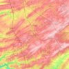 Ciney topographic map, elevation, relief