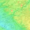Genk topographic map, elevation, relief