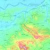 巩义市 topographic map, elevation, relief