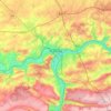 Namur topographic map, elevation, relief