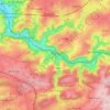 Trooz topographic map, elevation, relief