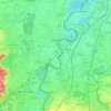 Maaseik topographic map, elevation, relief