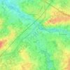 Alken topographic map, elevation, relief