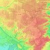 Zutendaal topographic map, elevation, relief