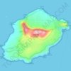Isola di Ustica topographic map, elevation, relief
