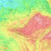 Wallonie topographic map, elevation, relief