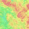 Upper Franconia topographic map, elevation, relief