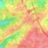Louvain-la-Neuve topographic map, elevation, relief