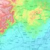 辉县市 topographic map, elevation, relief