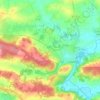 La Gacilly topographic map, elevation, relief