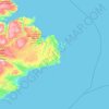 Finnmark topographic map, elevation, relief