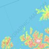 Finnmark topographic map, elevation, relief
