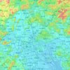 广州市 topographic map, elevation, relief