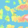 Devon Island topographic map, elevation, relief